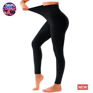 High Waisted Leggings Tummy Control Soft Yoga Pants Workout Running Plus Size